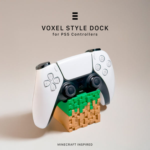 Voxel Stand for PS5 Controller – PixelCraft