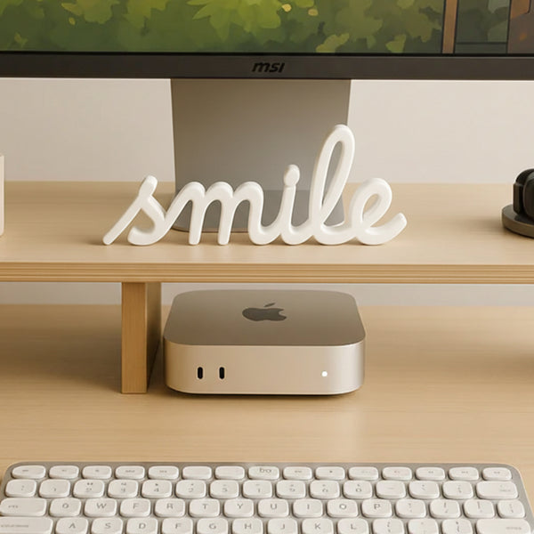 Smile – Retro Decorative Sign Inspired by Apple Macintosh